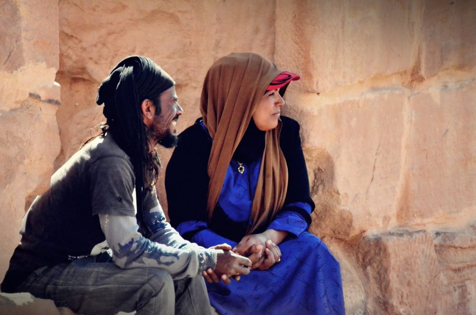Nomads in Petra, JORDAN