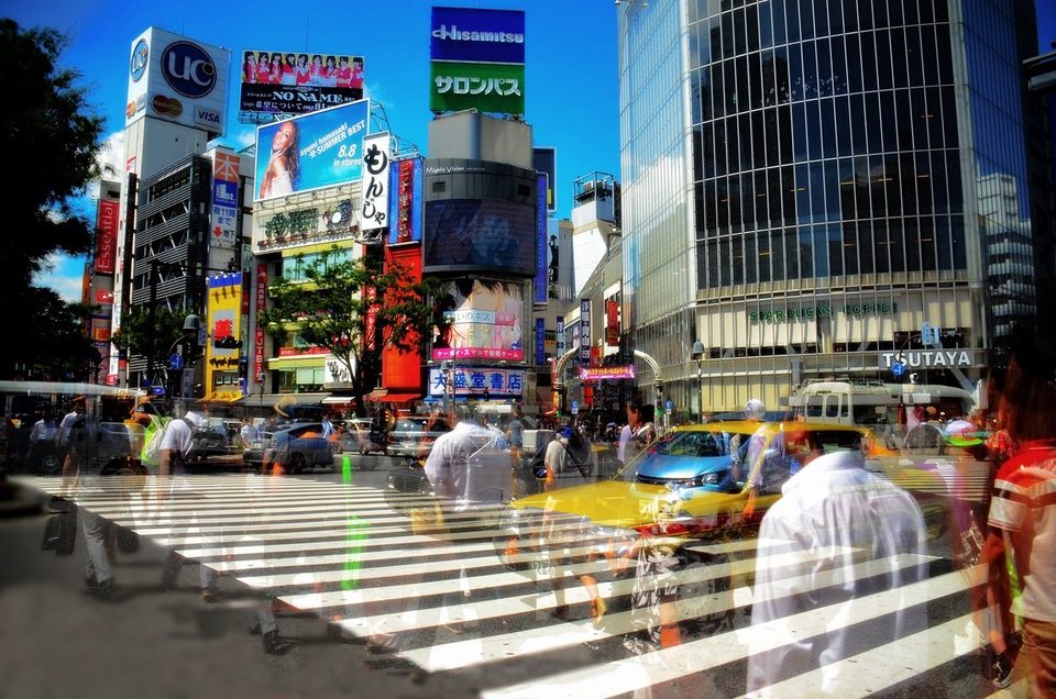 Tokyo Shibuya in daylight