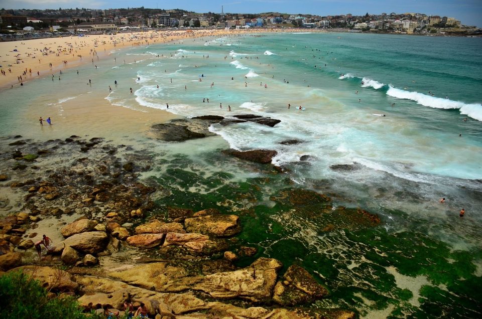 Most famous beach in Sydney - Bondi Beach