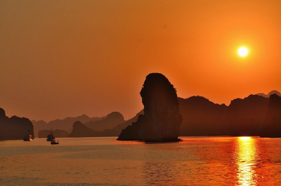 Halong Bay sunset