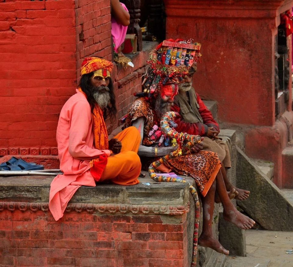 Saints at the Crematoria, Kathmandu