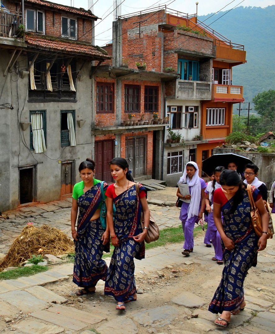 Students / Bungamati Village