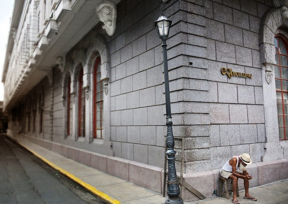 The walls of Intramuros historic city / Spanish colonial period