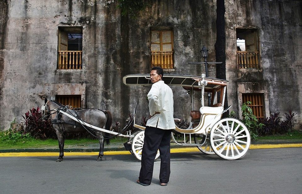 Carriage driver at Fort Santiago