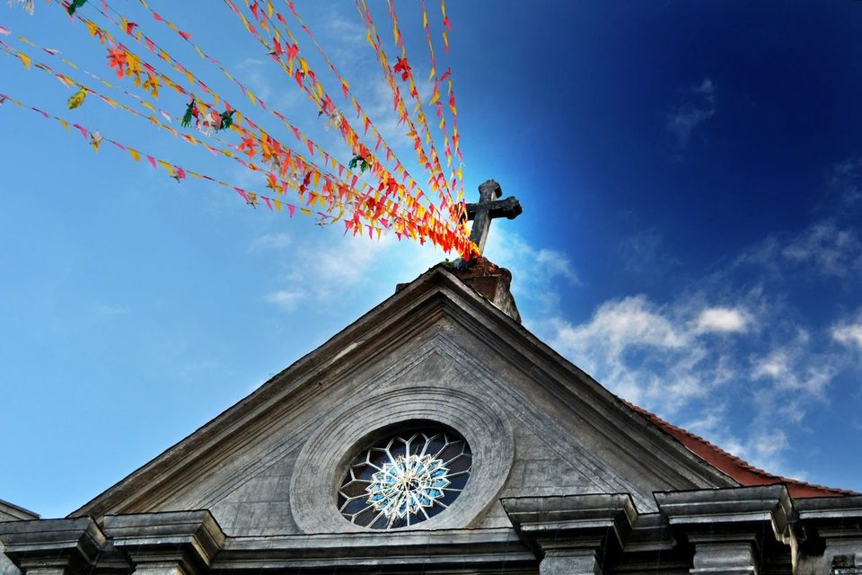 St Agustin Church inside the historic walled city of Intramuros, Manila
