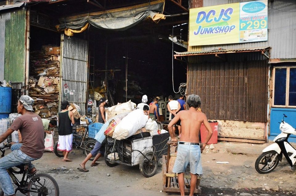 one of many Junk Shops, quite a popular industry in Philippines