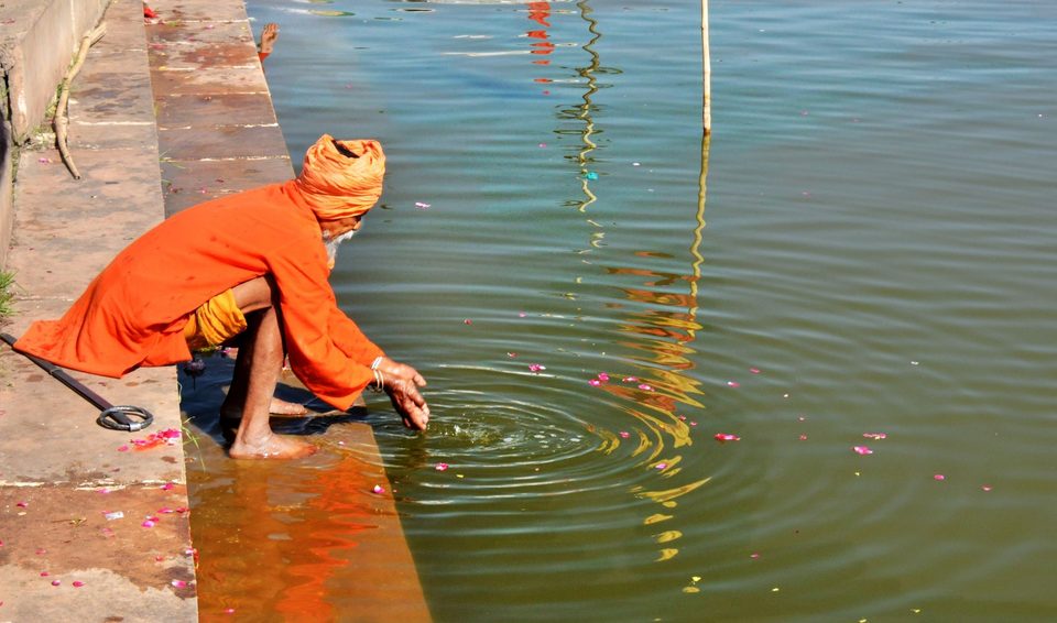 Pushkar lake, one of the most sacred places in India
