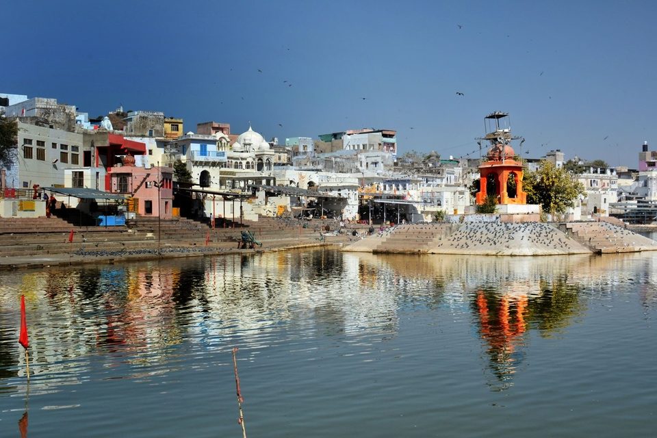 Pushkar lake, one of the most sacred places in India