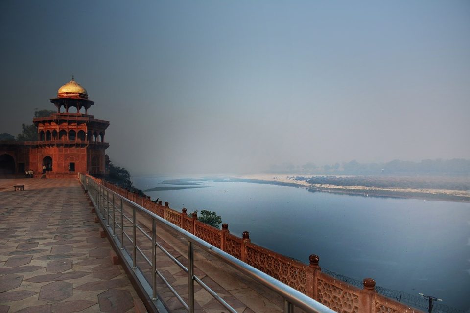 Yamuna river, Taj Mahal