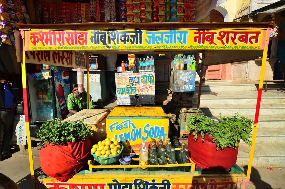 Street refreshments shop