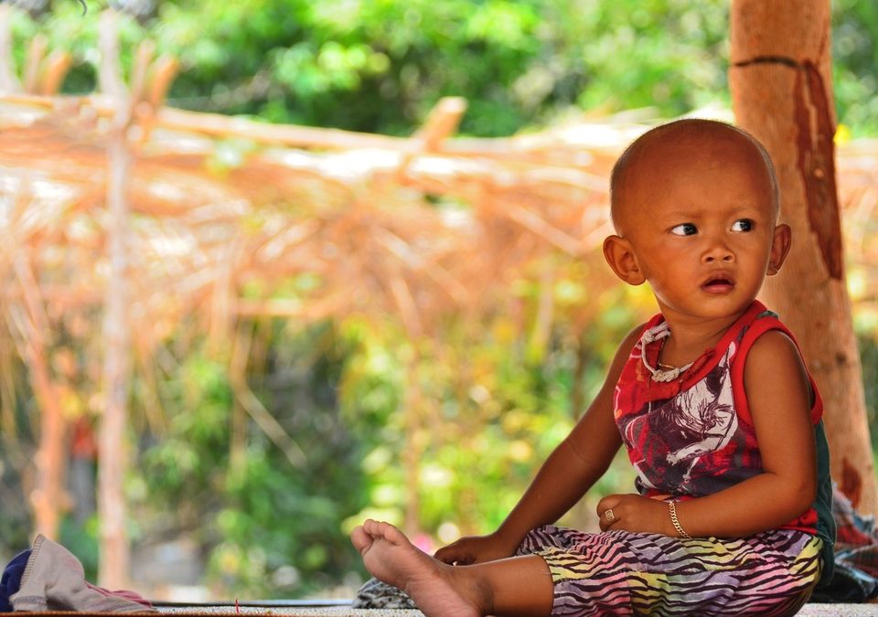 a village baby