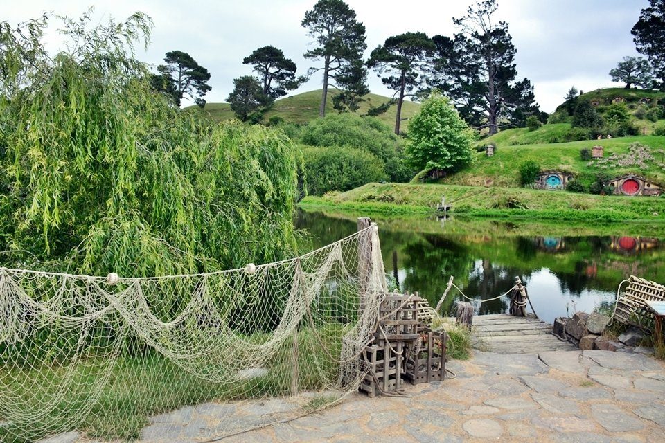 Hobbiton, fishing nets
