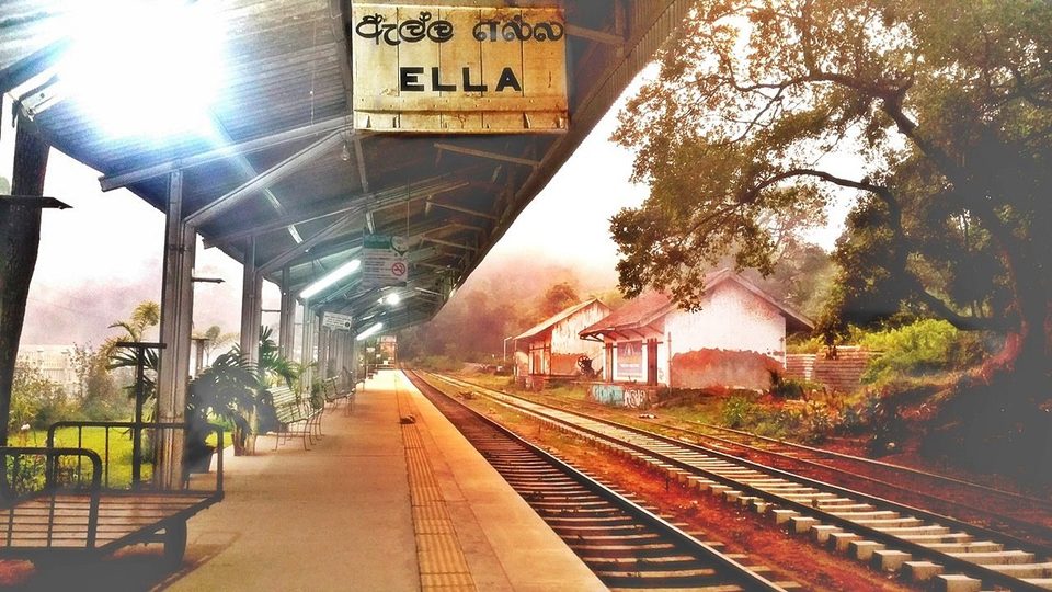 Ella train station, Sri Lankan tea region